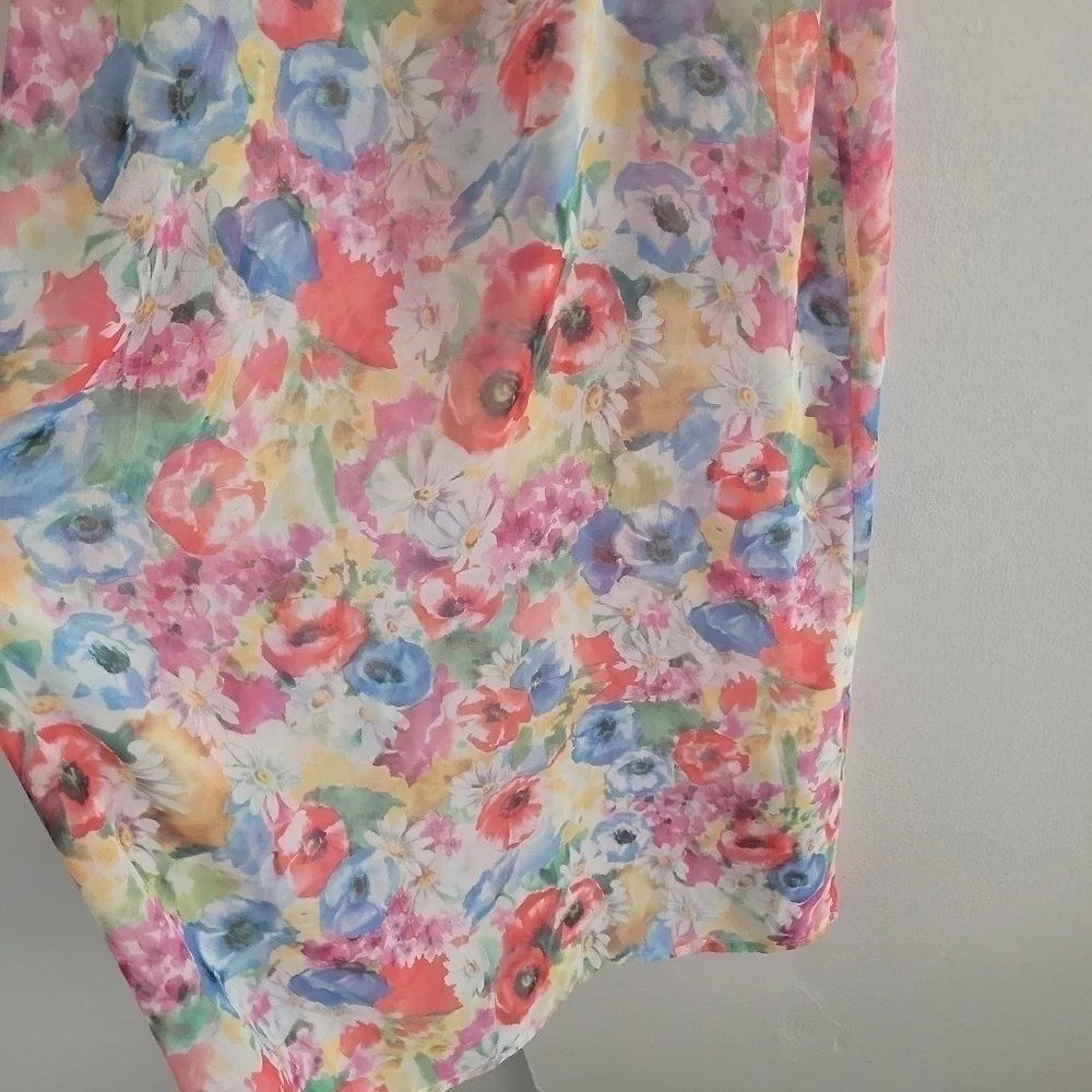 Shan floral tie back maxi slip size 4
